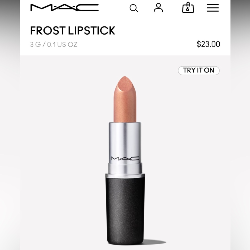 💋 GEL a MAC FROST LIPSTICK. RETAIL $23. **NEW IN THE BOX. FULL SIZE. - Picture 14 of 16